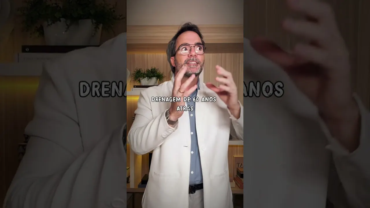 Prof. Dr. Daniel Zucchi explicando o método Pós-Drainning